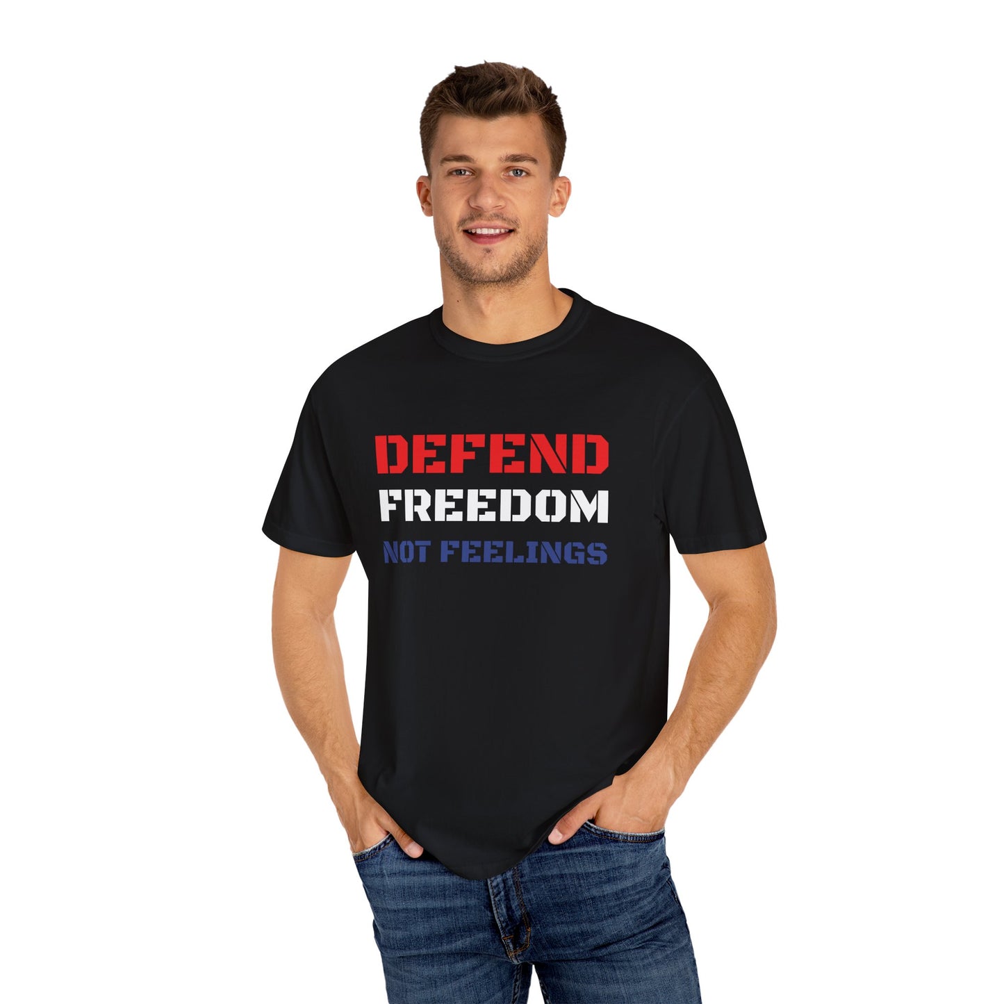 Defend Freedom T-Shirt - Unisex Comfort Colors Tee