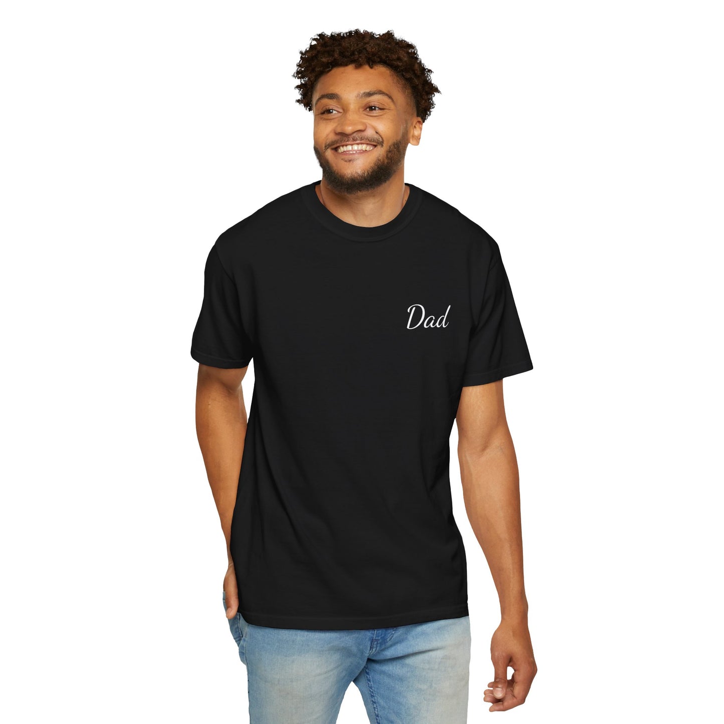 Dad Script Printed T-Shirt | Comfort Colors