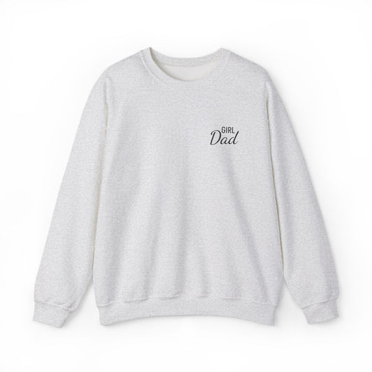 Girl Dad Embroidered Crewneck Sweatshirt