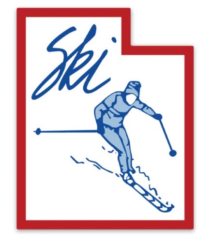 SKI UTAH Ski/Snowboard Sticker