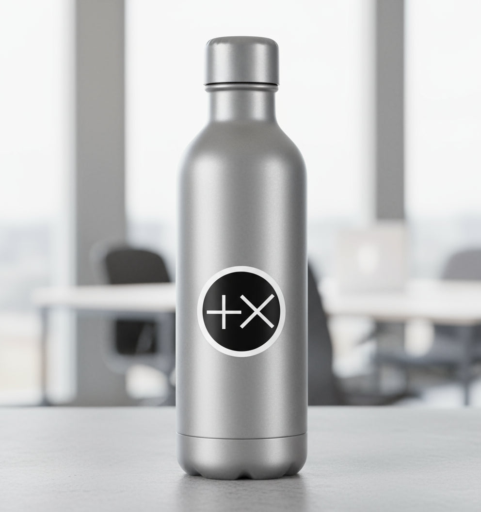 Positive Times (+X) Sticker/Decal