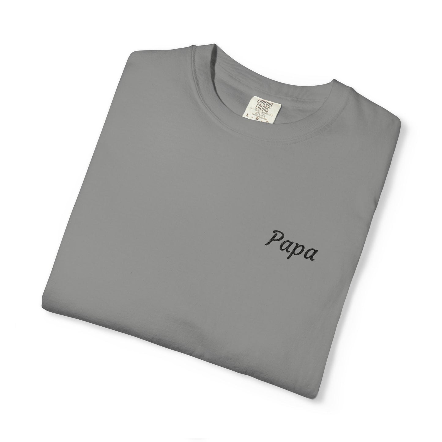 Custom Grandparent Embroidered Name - Comfort Color T-Shirt