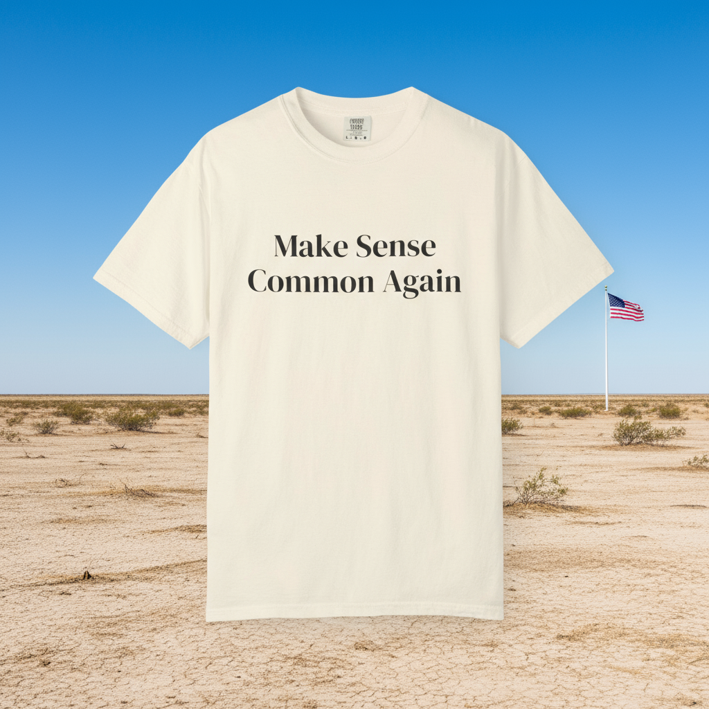 Make Sense Common Again Unisex Comfort Color T-shirt