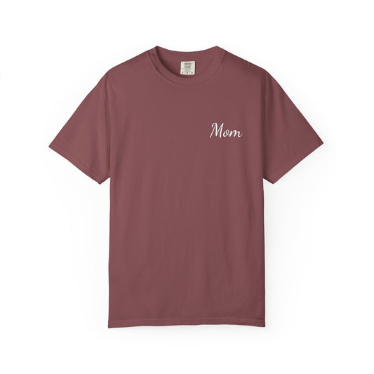 Mom Script Printed T-Shirt | Comfort Colors