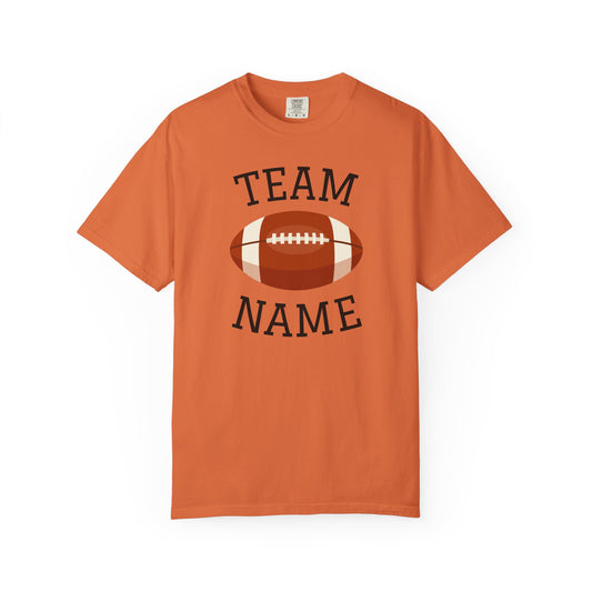 CUSTOM Football Team T-Shirt for Parents & Kids - Personalize with Name, Team Name & Number