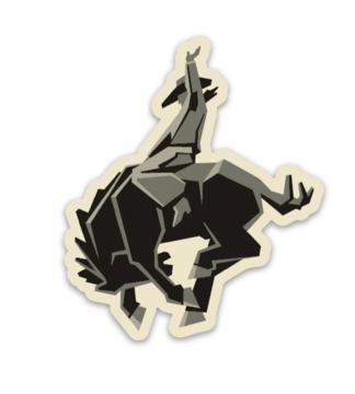 Bronc Rider Rodeo Sticker/Decal