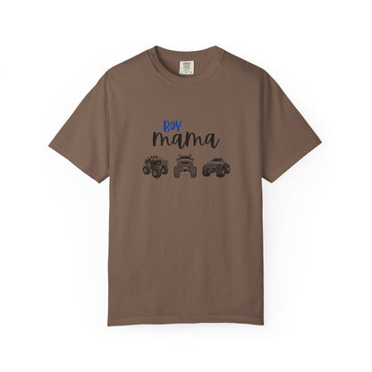 Boy Mama T-Shirt — Mom of Boys Graphic Tee with Trucks