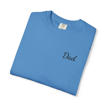 Dad Script Embroidered Comfort Color T-Shirt