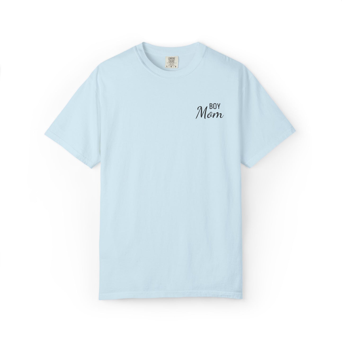 Boy Mom Embroidered Comfort Color T-Shirt