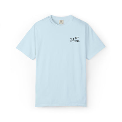 Boy Mom Embroidered Comfort Color T-Shirt