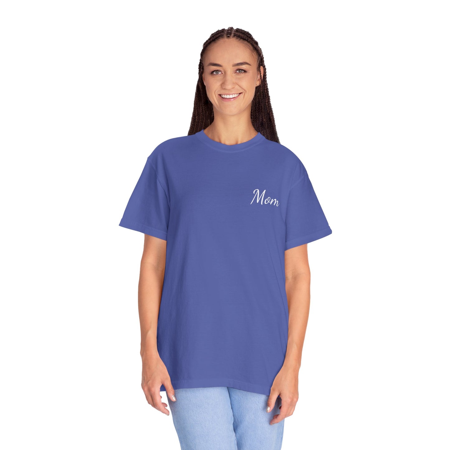 Mom Script Printed T-Shirt | Comfort Colors