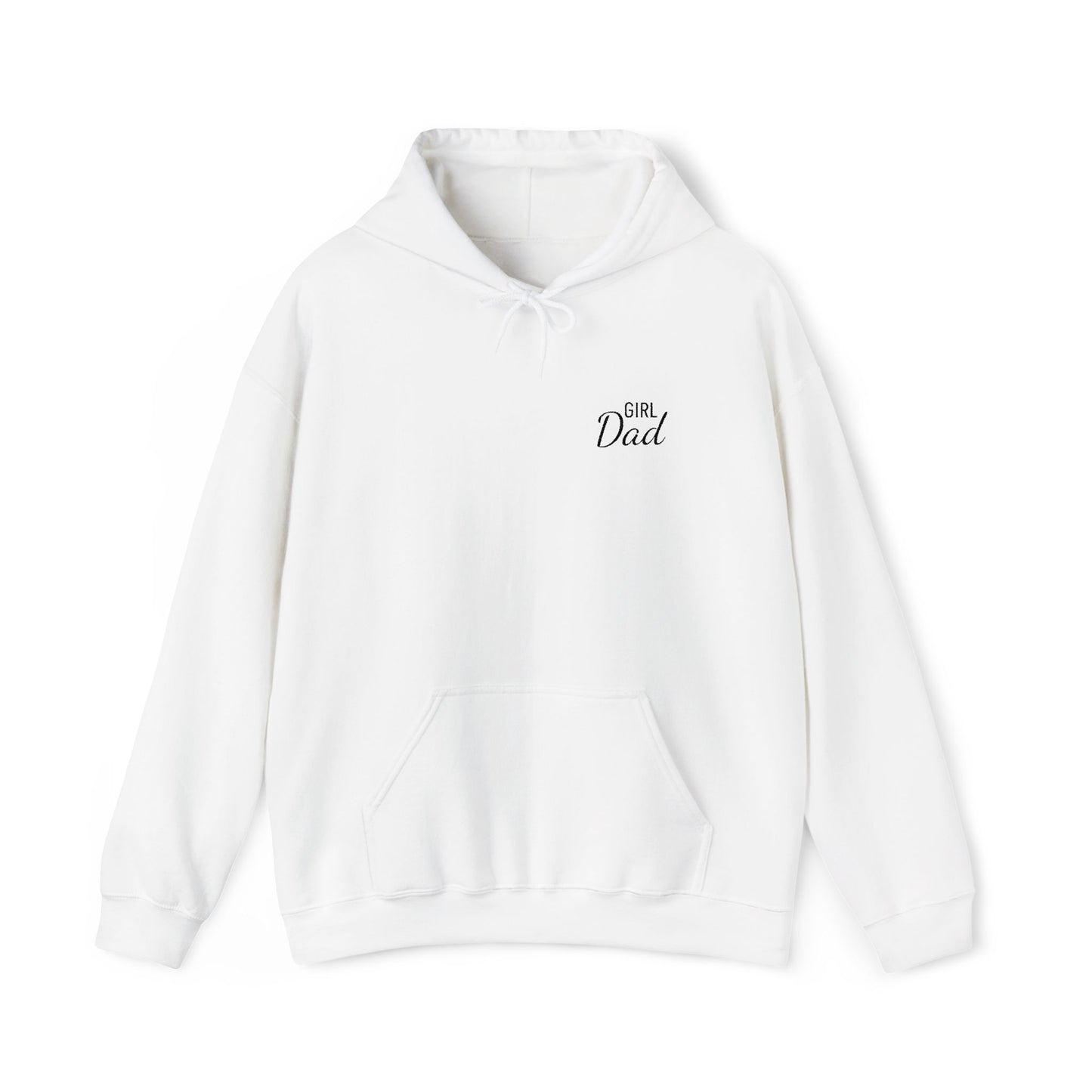 Girl Dad Embroidered Hoodie - Black Text