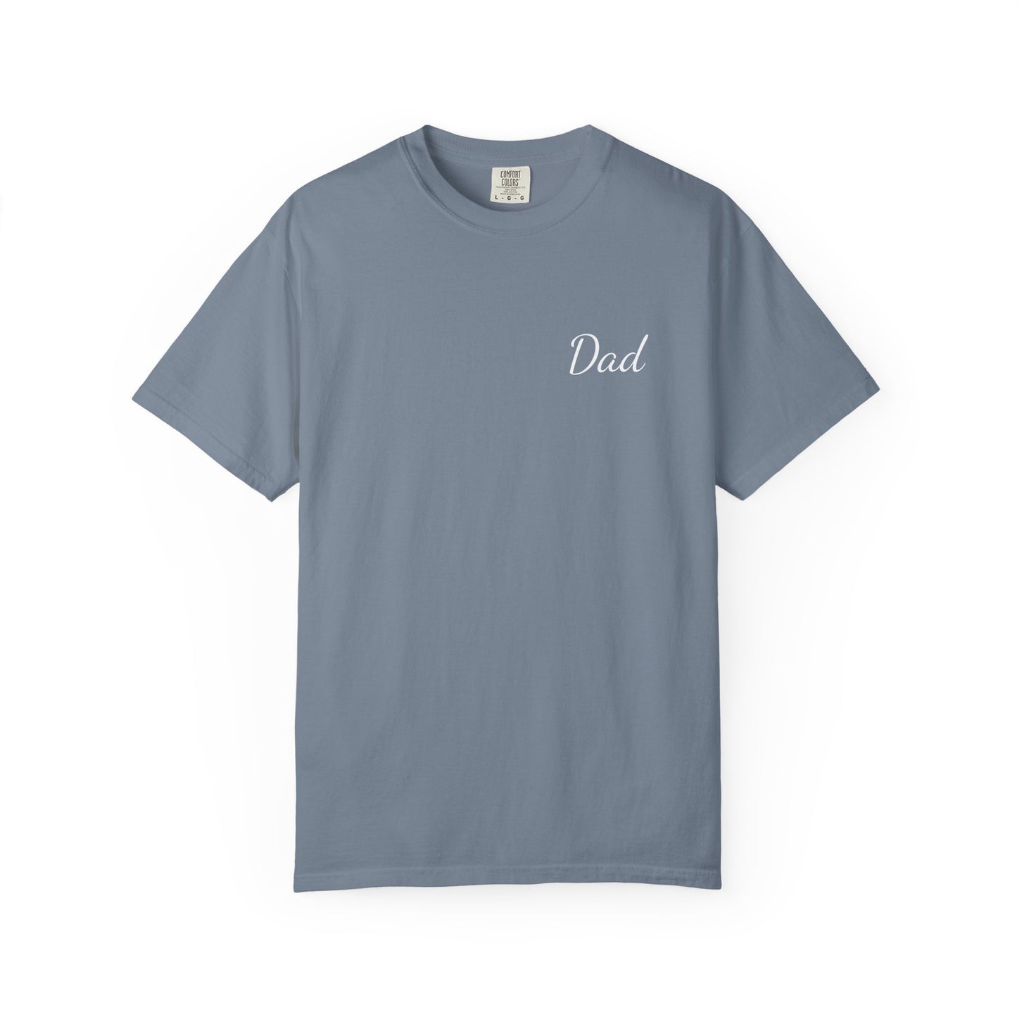 Dad Script Printed T-Shirt | Comfort Colors