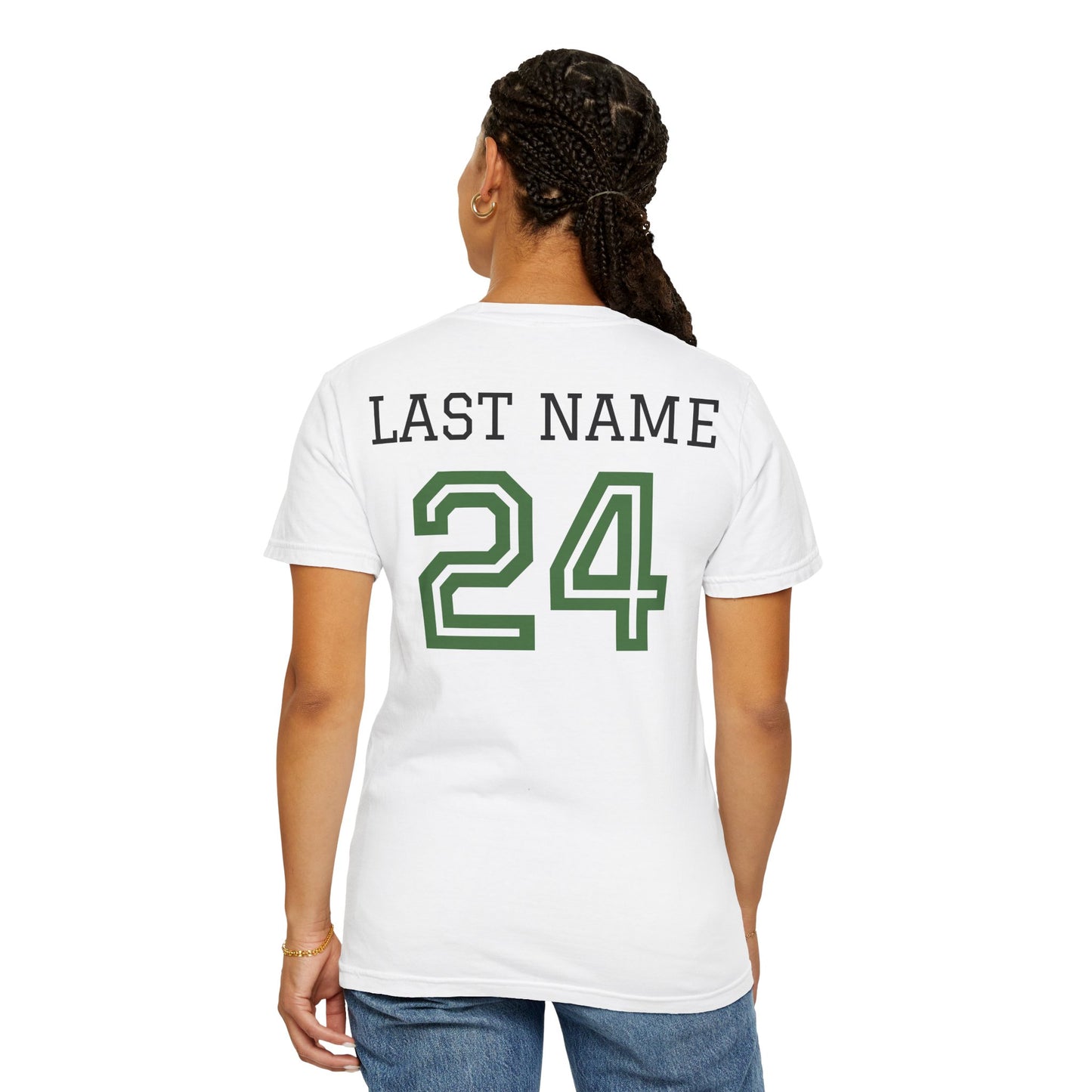 CUSTOM Football Team T-Shirt for Parents & Kids - Personalize with Name, Team Name & Number