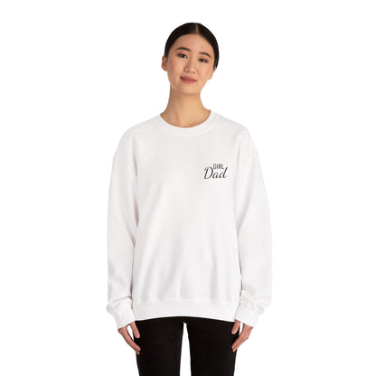 Girl Dad Embroidered Crewneck Sweatshirt