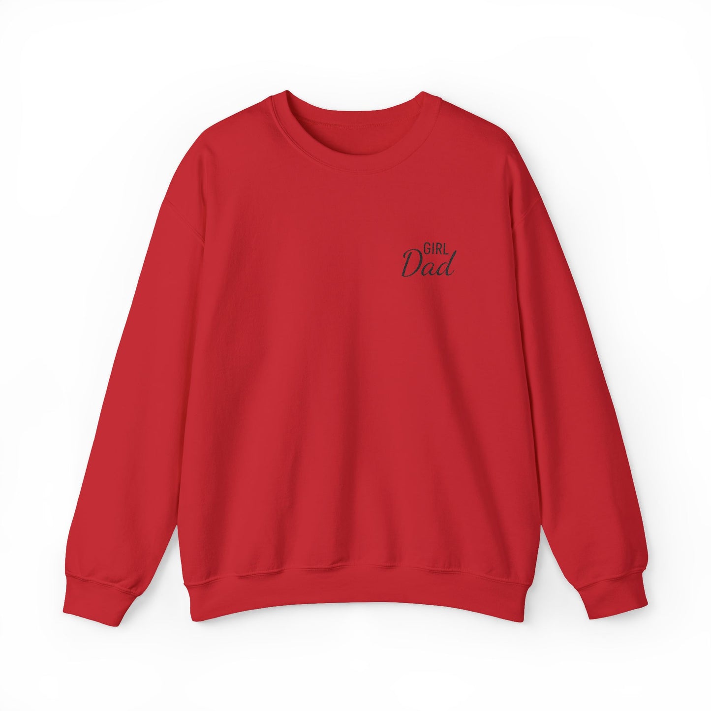 Girl Dad Embroidered Crewneck Sweatshirt