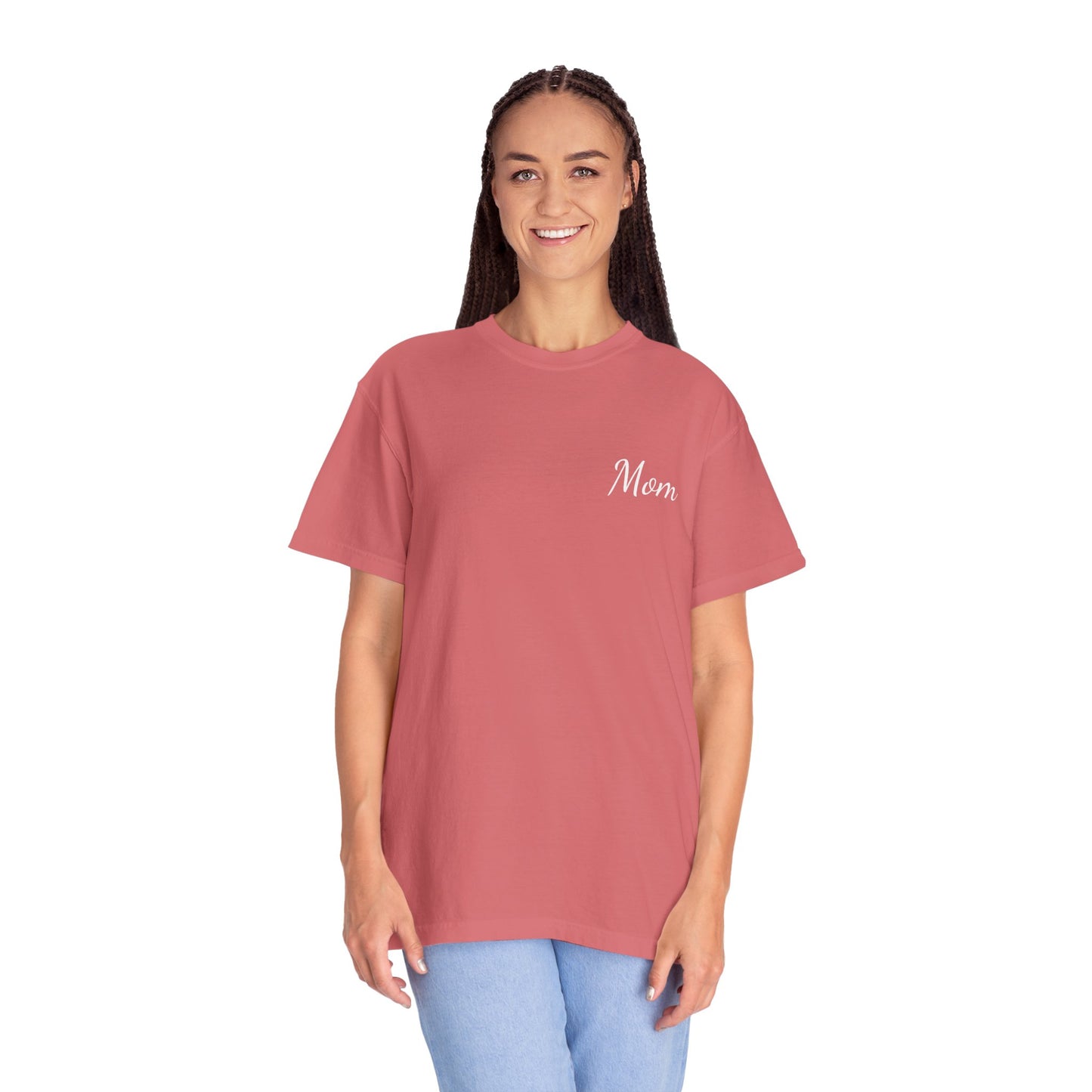 Mom Script Printed T-Shirt | Comfort Colors