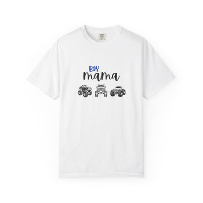 Boy Mama T-Shirt — Mom of Boys Graphic Tee with Trucks