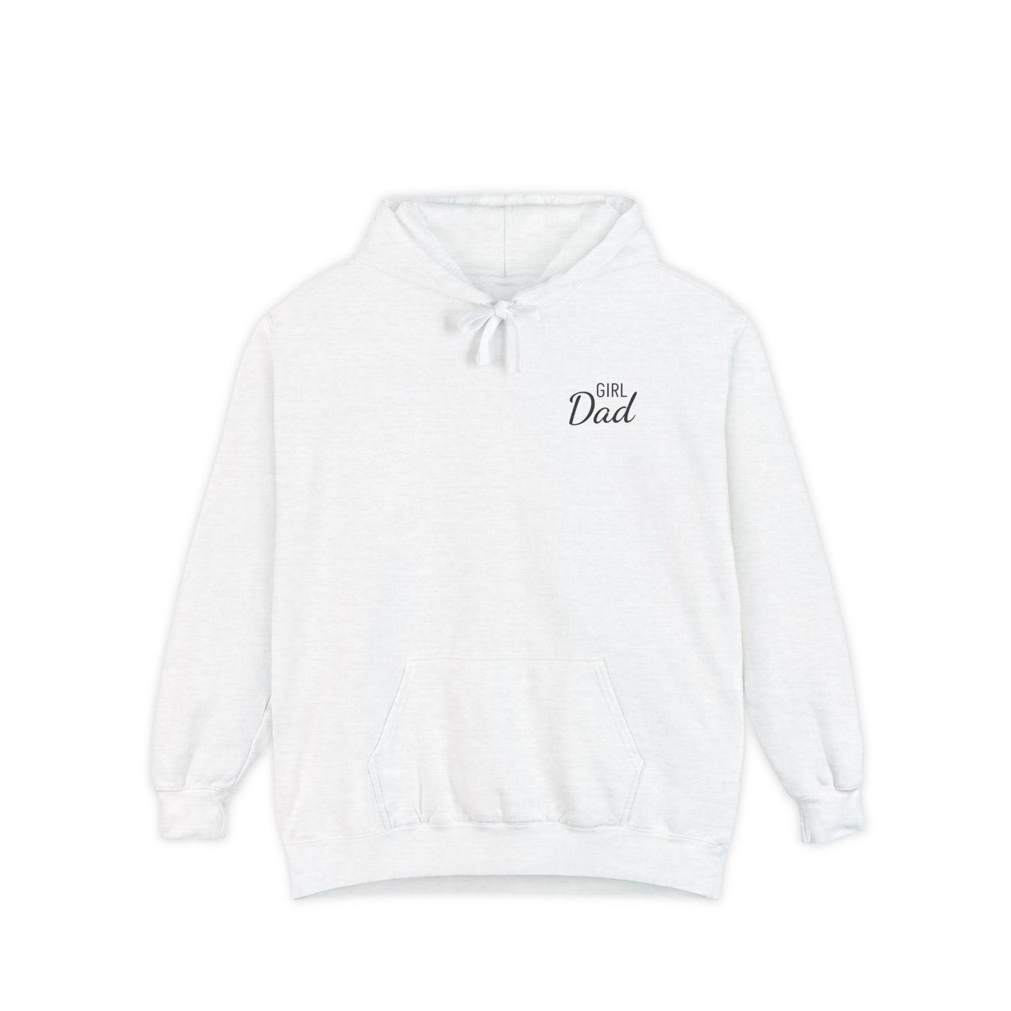 Girl Dad Heavyweight Hoodie — Minimal Script Chest Logo
