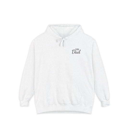 Girl Dad Heavyweight Hoodie — Minimal Script Chest Logo