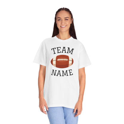 CUSTOM Football Team T-Shirt for Parents & Kids - Personalize with Name, Team Name & Number