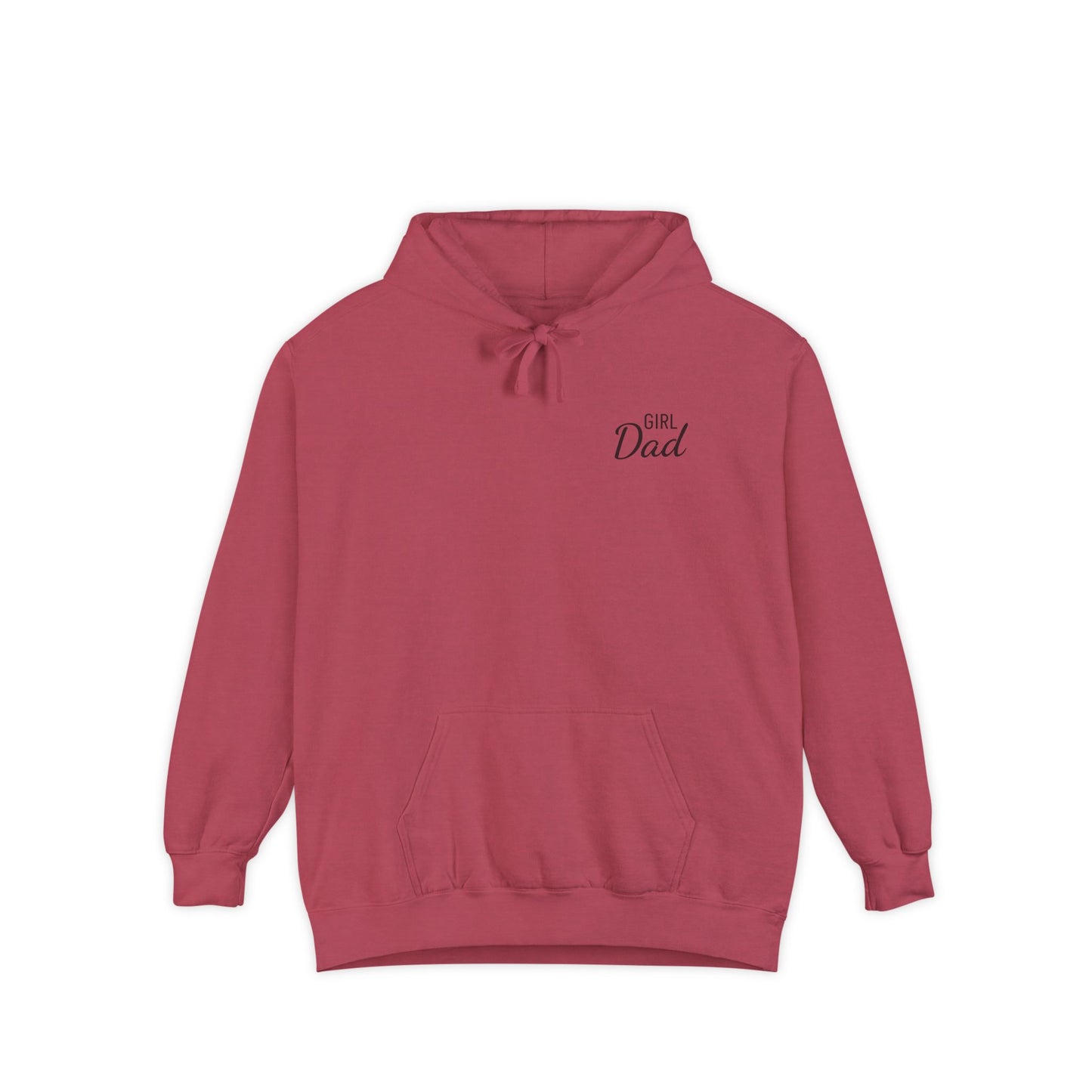 Girl Dad Heavyweight Hoodie — Minimal Script Chest Logo