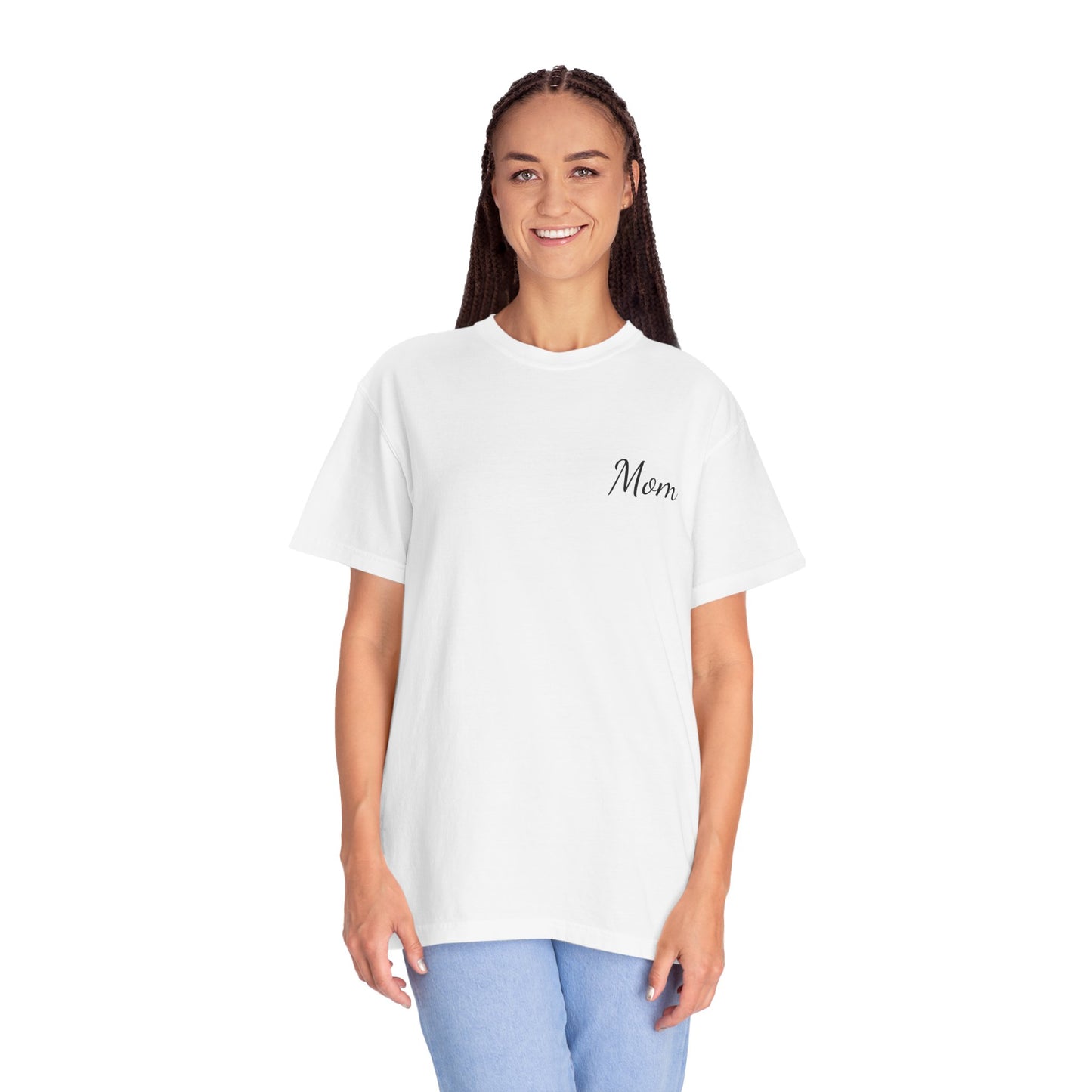 Mom Script Printed T-Shirt | Comfort Colors