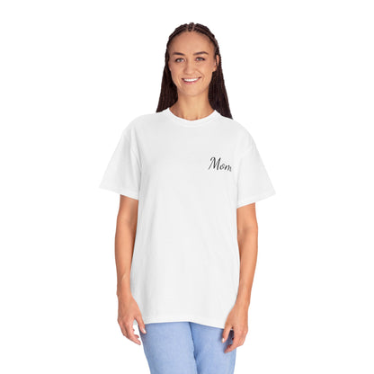 Mom Script Printed T-Shirt | Comfort Colors