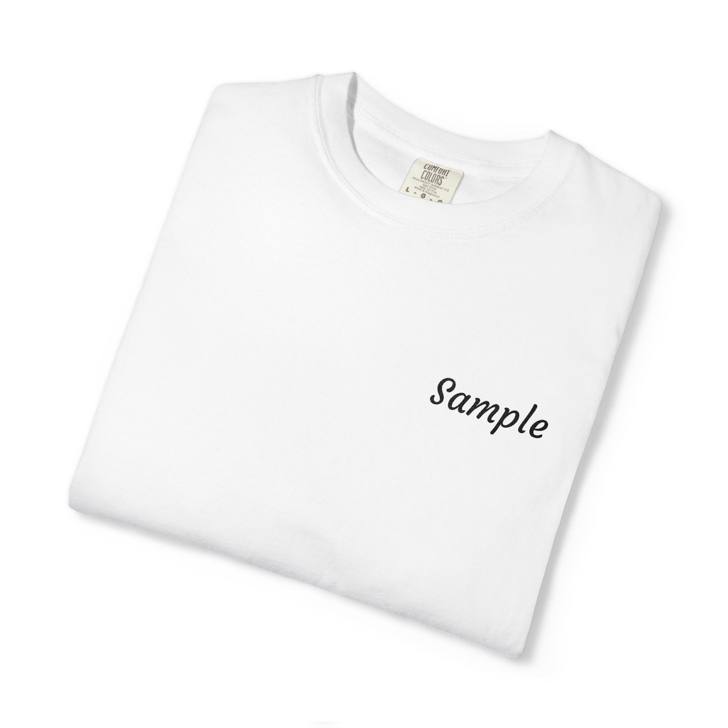 Custom Grandparent Embroidered Name - Comfort Color T-Shirt