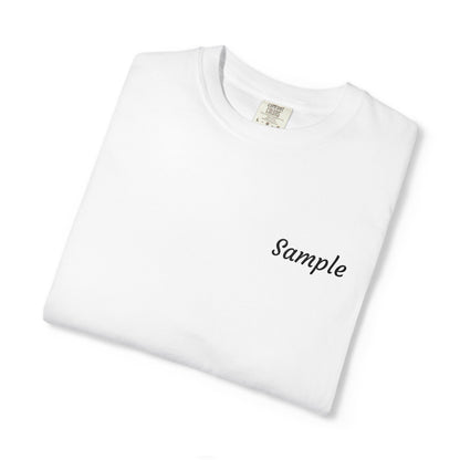 Custom Grandparent Embroidered Name - Comfort Color T-Shirt