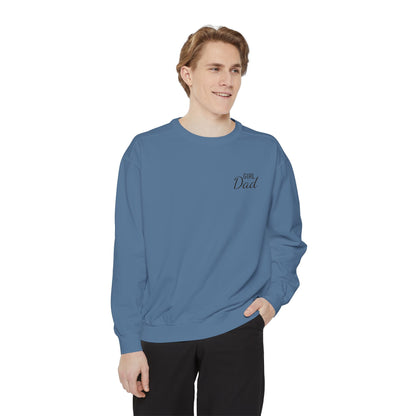 Girl Dad Embroidered Crewneck Sweatshirt | Comfort Colors