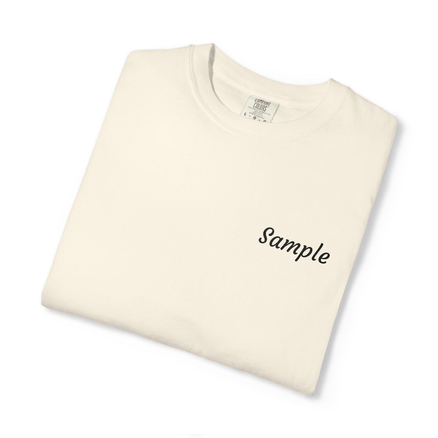 Custom Grandparent Embroidered Name - Comfort Color T-Shirt