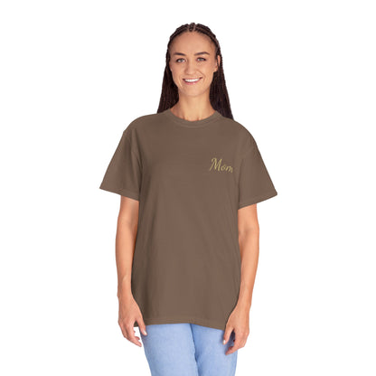 Mom Script Printed T-Shirt | Comfort Colors