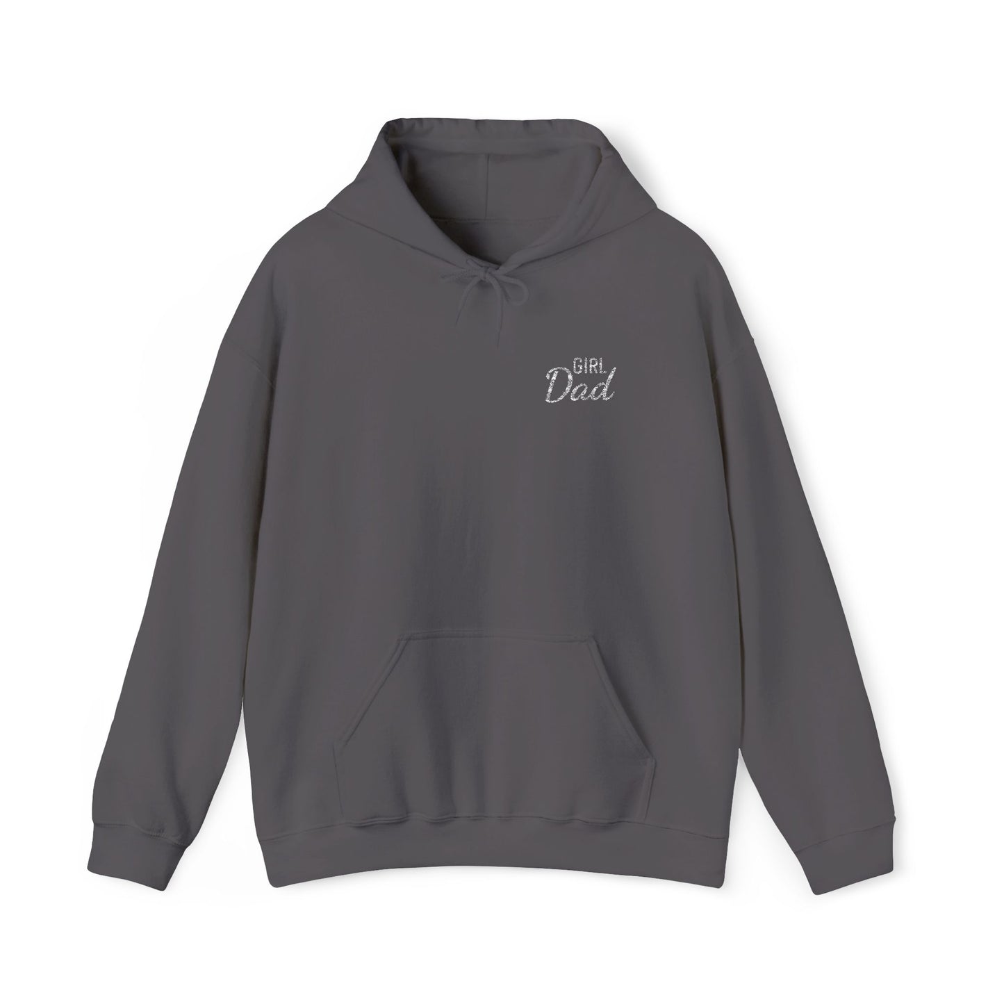 Girl Dad Embroidered Hoodie - White Text