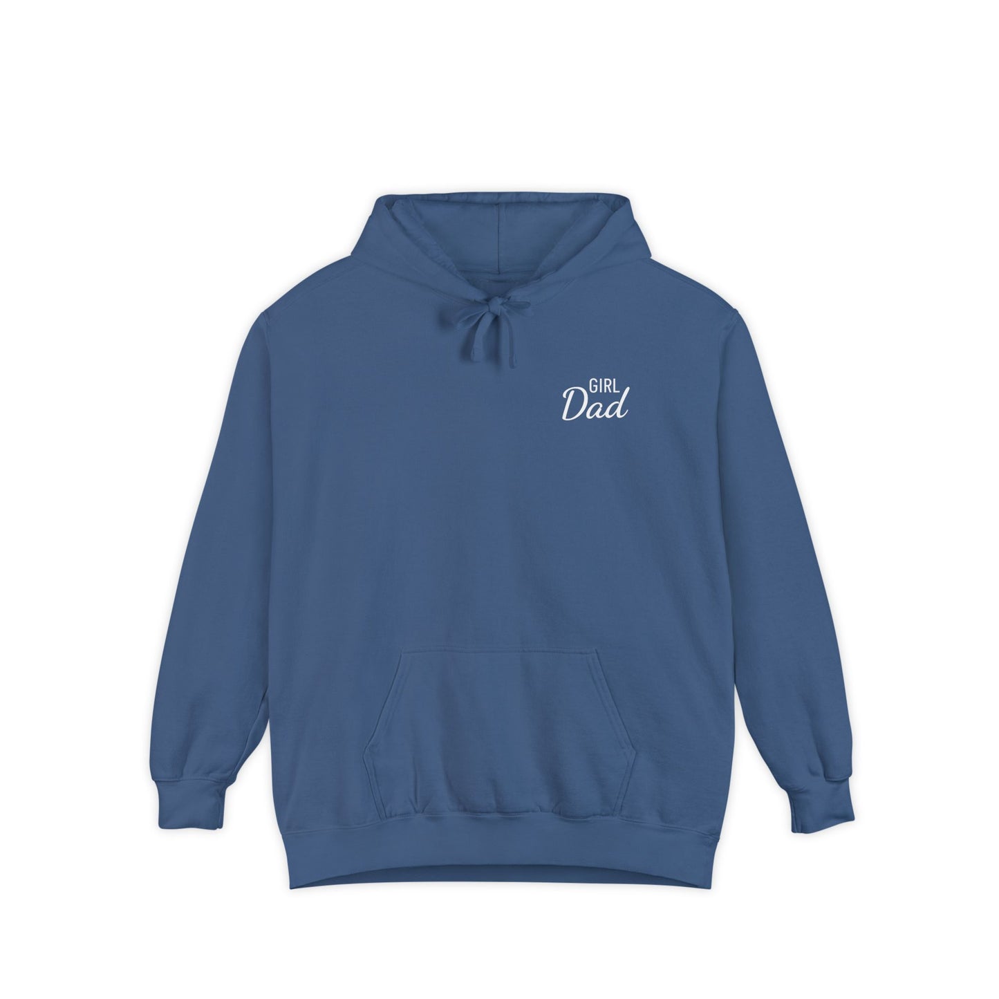 Girl Dad Heavyweight Hoodie — Minimal Script Chest Logo