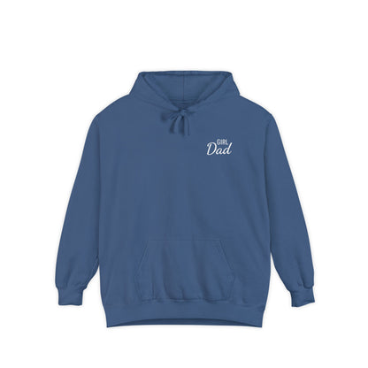 Girl Dad Heavyweight Hoodie — Minimal Script Chest Logo
