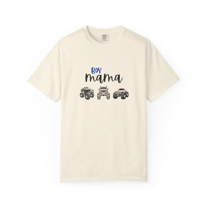 Boy Mama T-Shirt — Mom of Boys Graphic Tee with Trucks