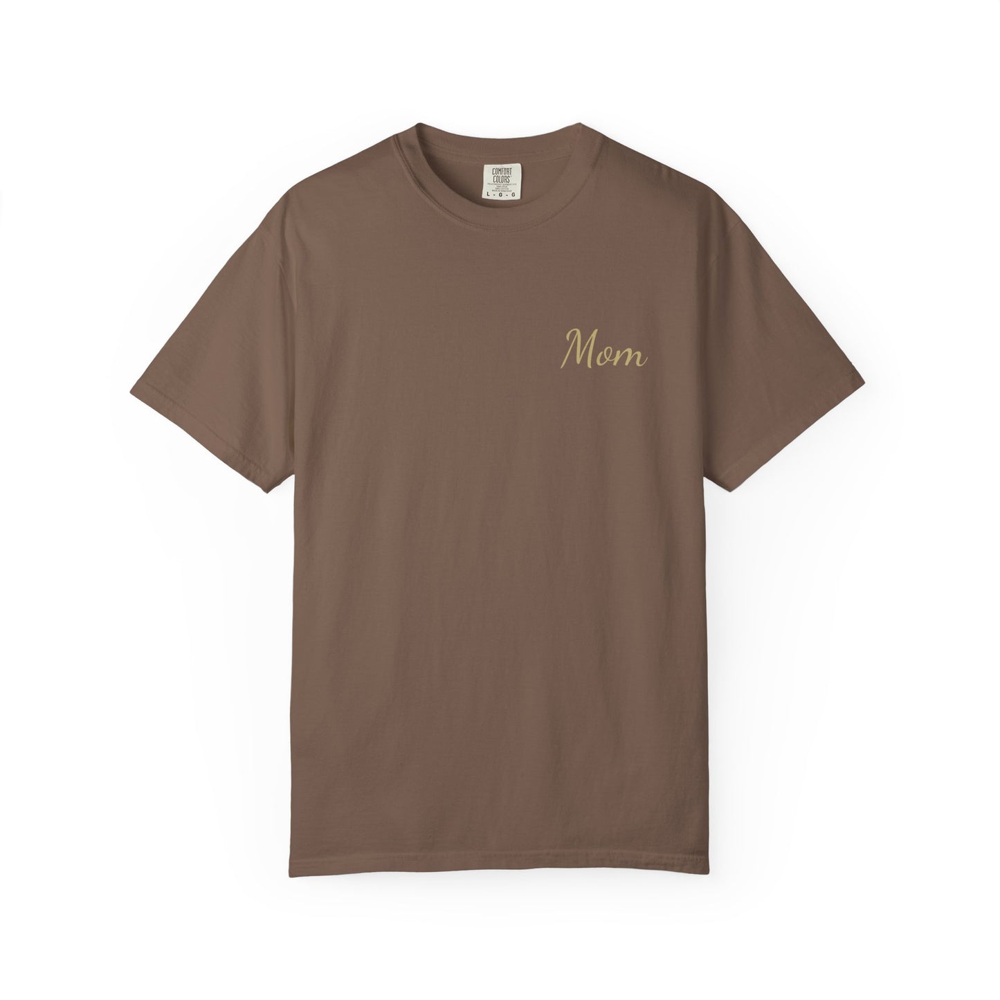 Mom Script Printed T-Shirt | Comfort Colors