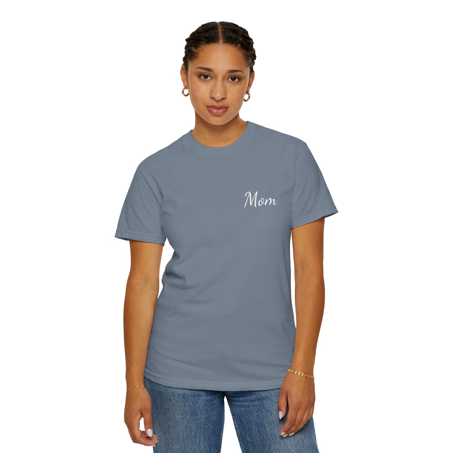 Mom Script Printed T-Shirt | Comfort Colors
