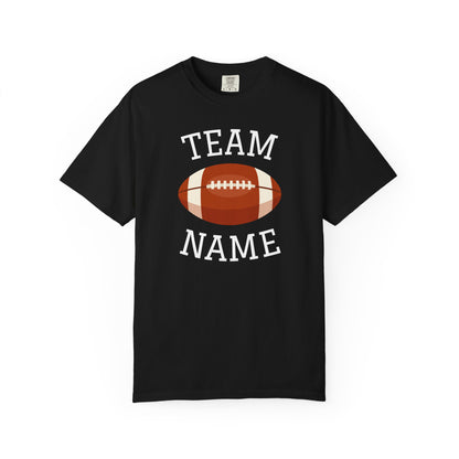 CUSTOM Football Team T-Shirt for Parents & Kids - Personalize with Name, Team Name & Number