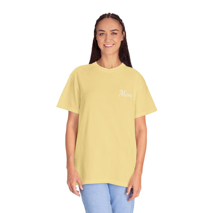Mom Script Printed T-Shirt | Comfort Colors
