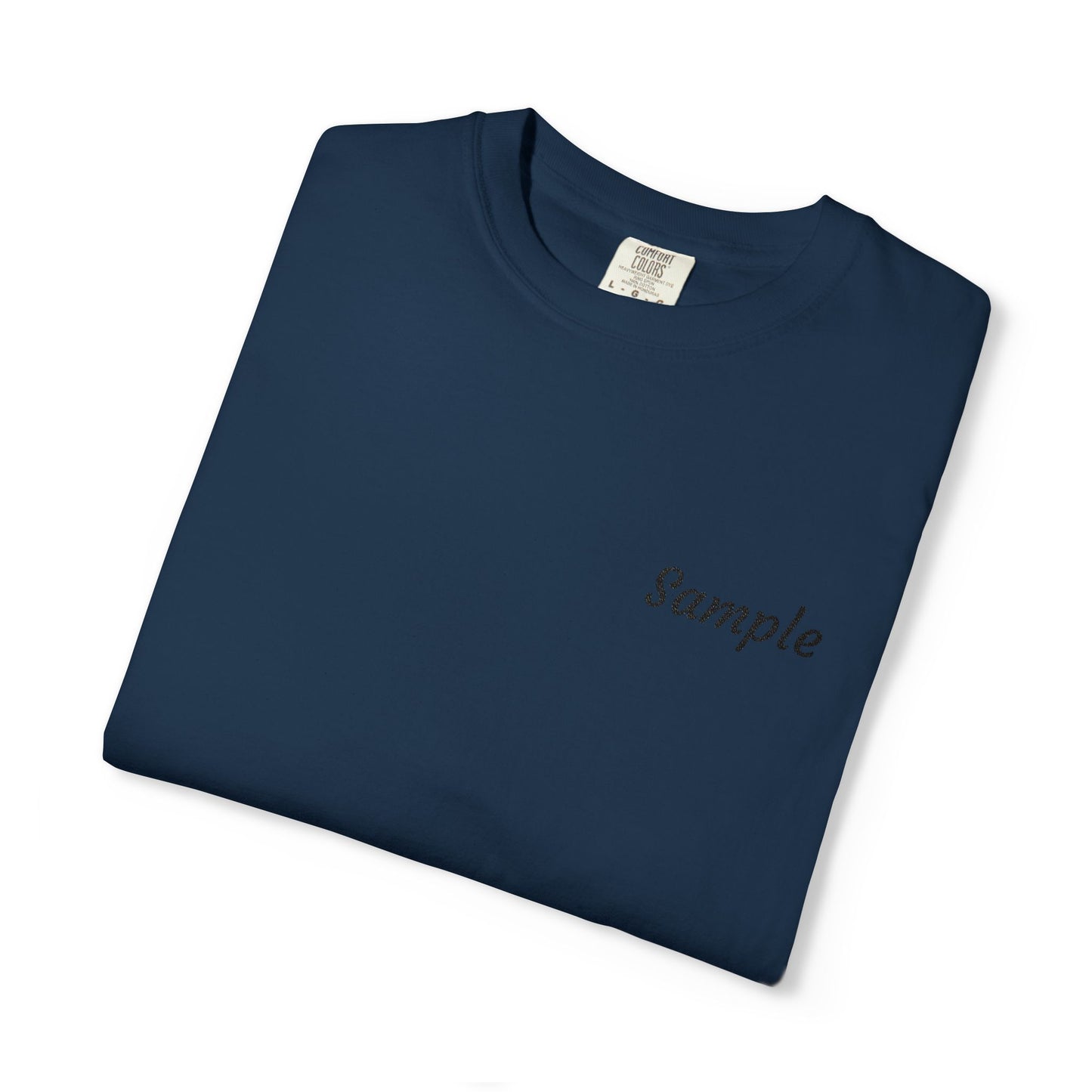 Custom Grandparent Embroidered Name - Comfort Color T-Shirt