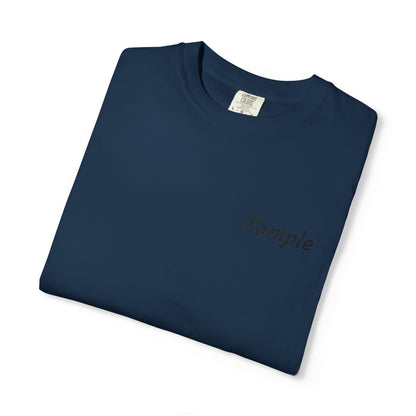 Custom Grandparent Embroidered Name - Comfort Color T-Shirt