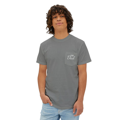 Girl Dad Pocket T-Shirt | Comfort Colors