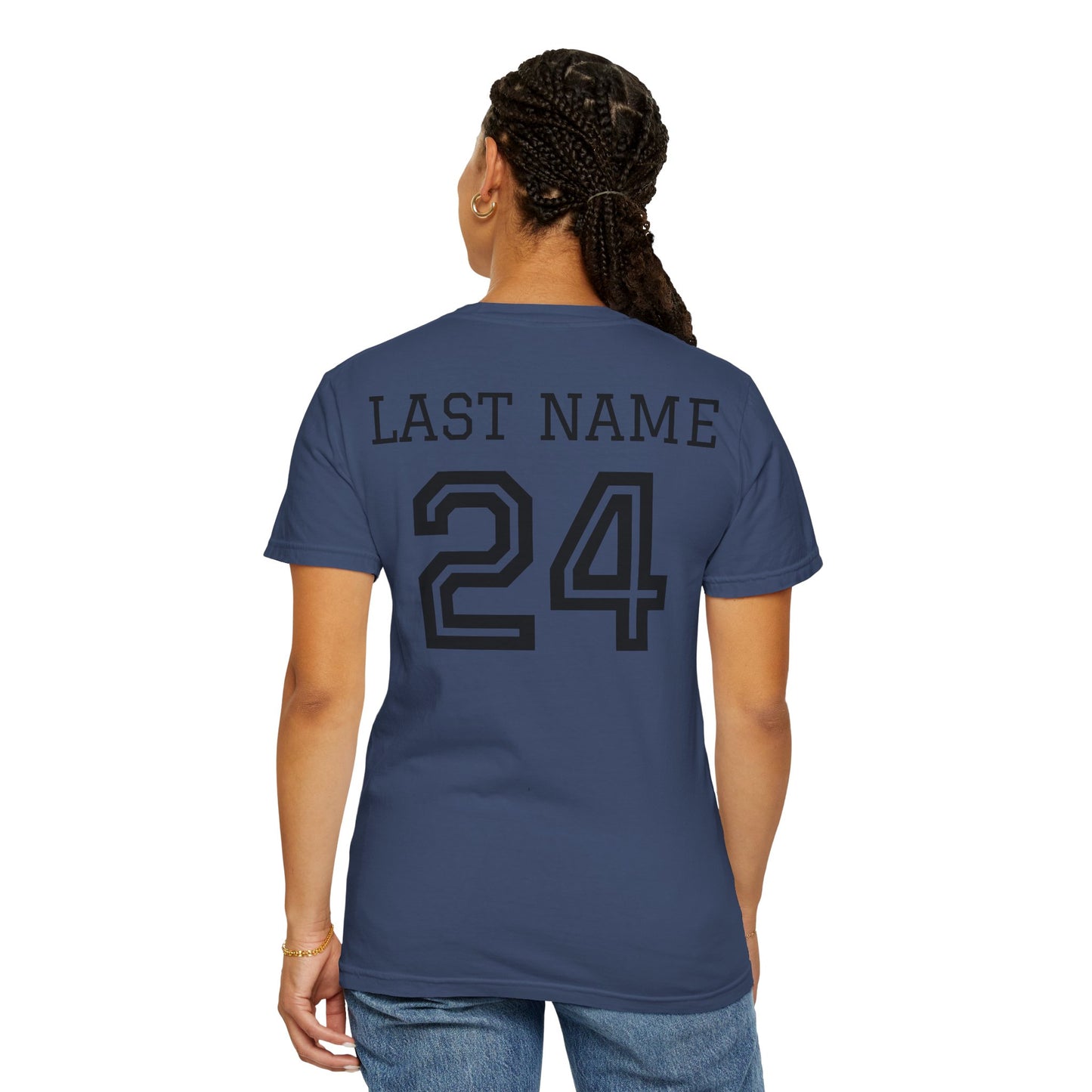 CUSTOM Football Team T-Shirt for Parents & Kids - Personalize with Name, Team Name & Number