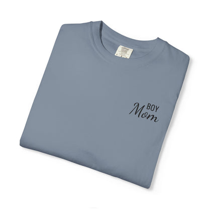 Boy Mom Embroidered Comfort Color T-Shirt
