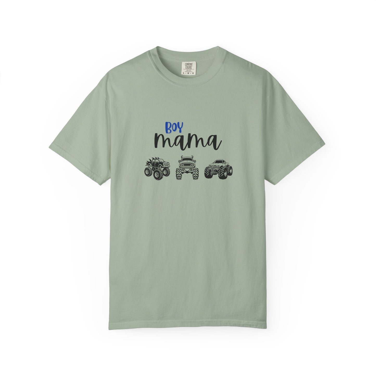 Boy Mama T-Shirt — Mom of Boys Graphic Tee with Trucks