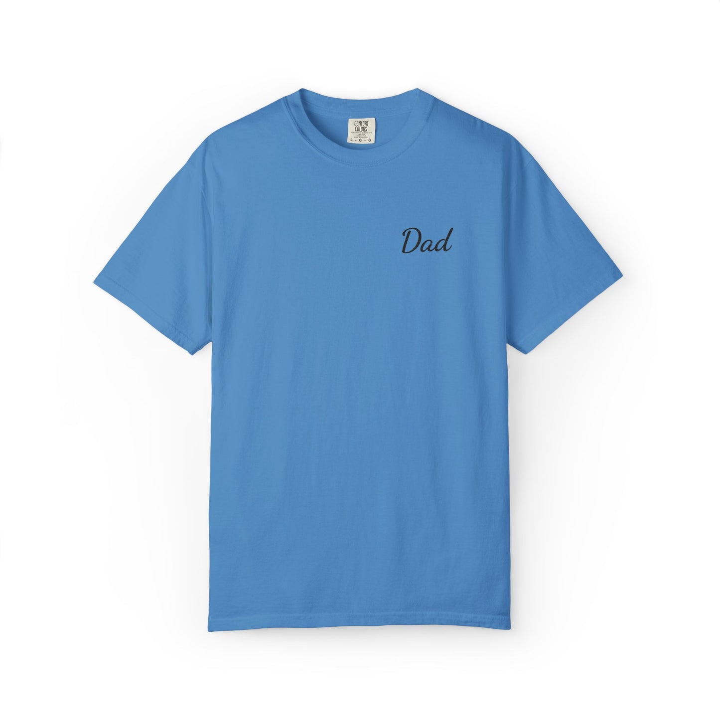 Dad Script Embroidered Comfort Color T-Shirt