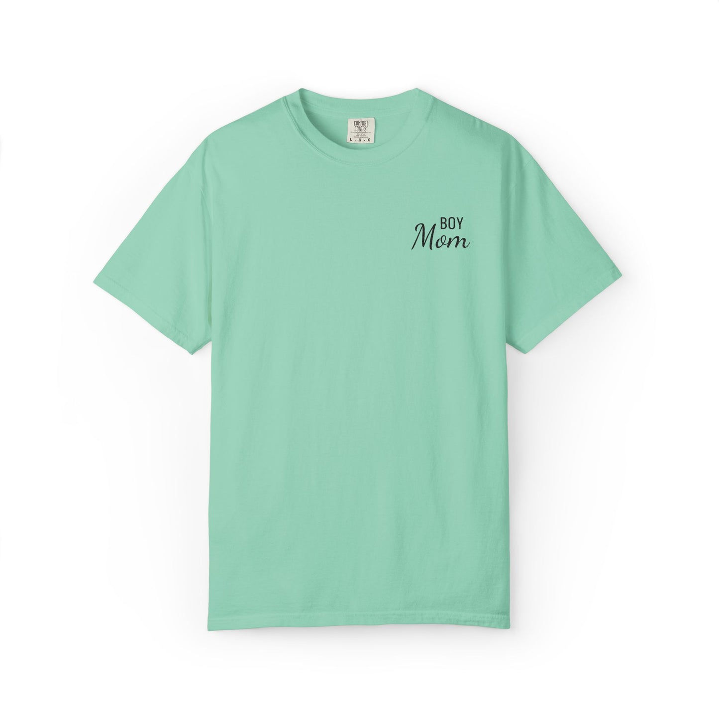 Boy Mom Embroidered Comfort Color T-Shirt