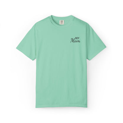 Boy Mom Embroidered Comfort Color T-Shirt